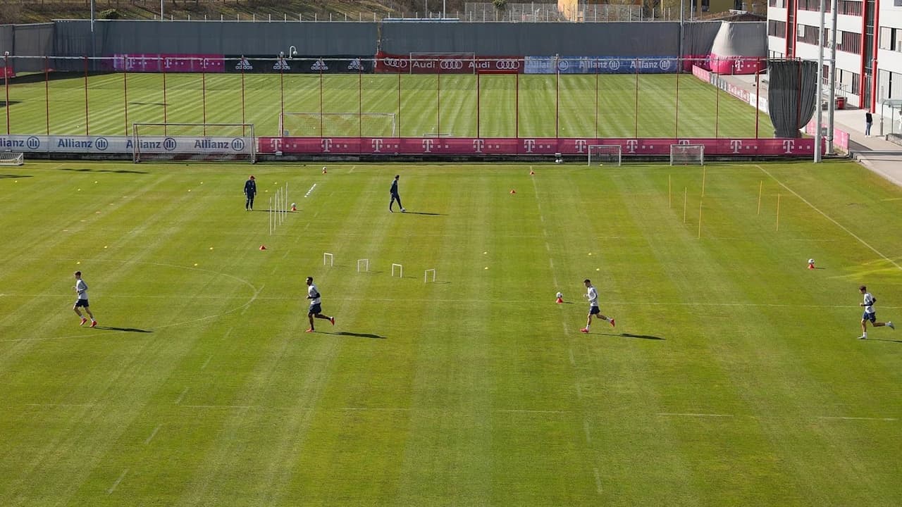 ¡Con sana distancia! Bayern Munich vuelve a entrenar