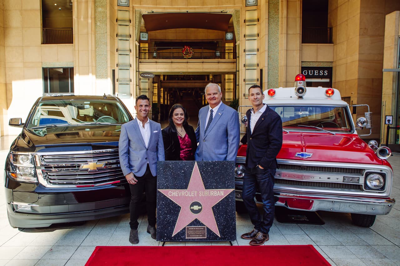 La Cámara de Comercio de Hollywood entregó el galardón a los ejecutivos de Chevrolet en una ceremonia que tuvo lugar el 5 de diciembre de 2019 en el Hollywood Boulevard.
<br>