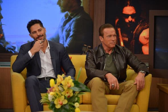 Arnold Schwarzenegger y Joe Manganiello en Despierta