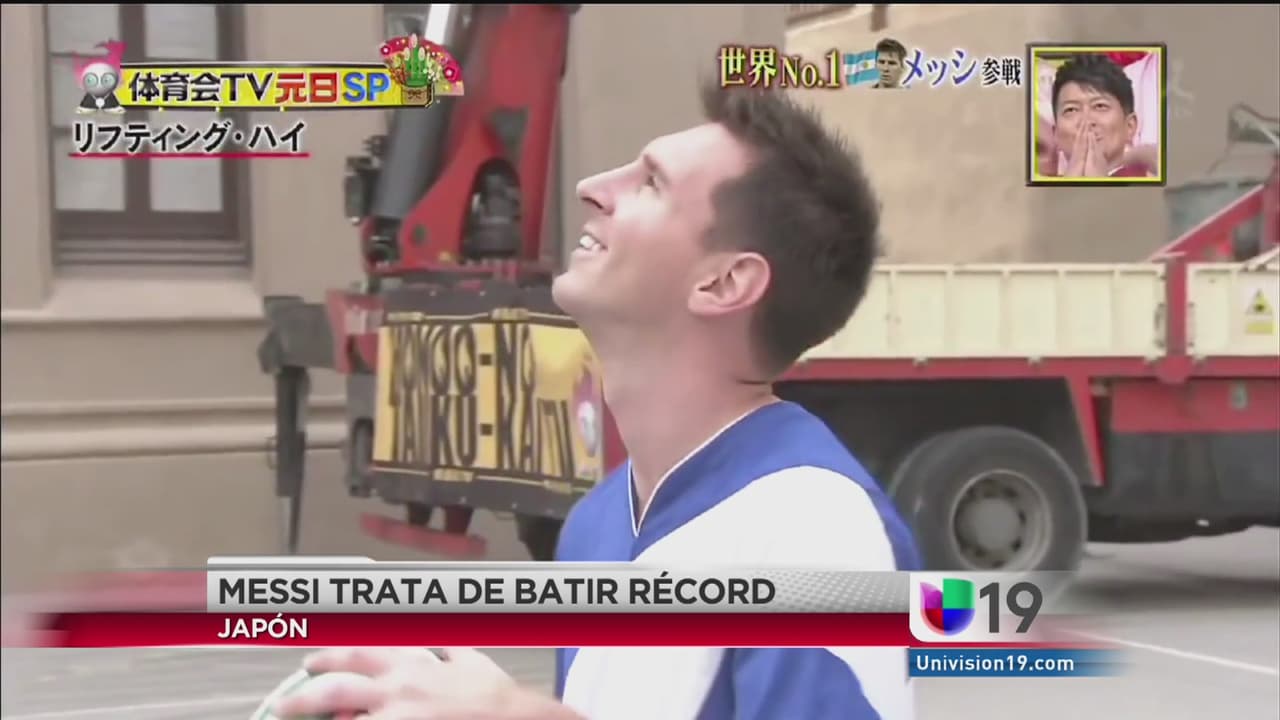 Messi rompe récord en Japón