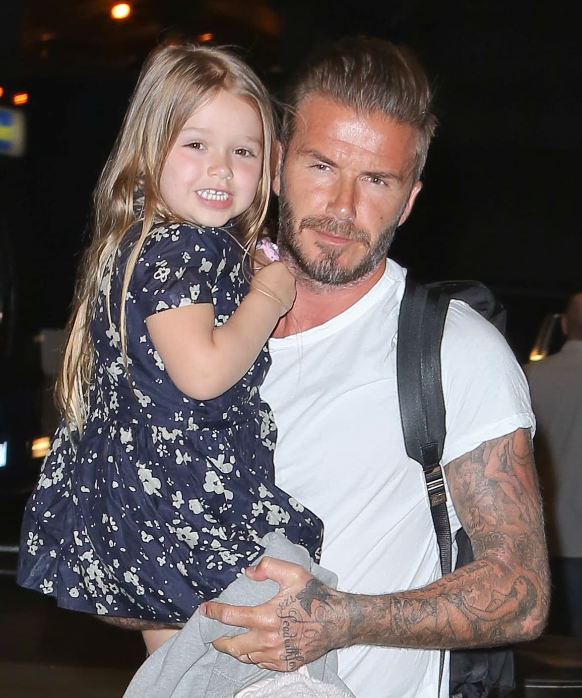El clan Beckham está de fiesta.