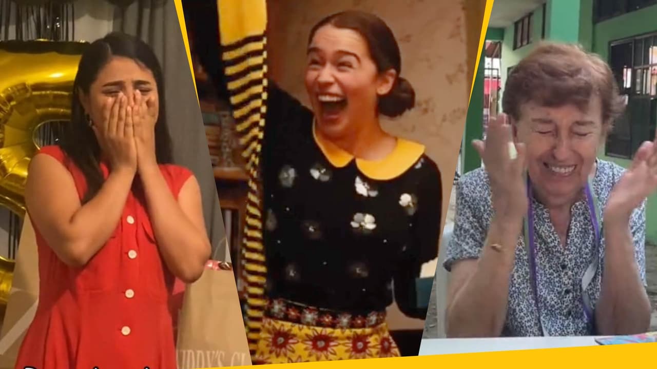 Les dieron el regalo que siempre estuvieron esperando: "Medias de abejita", el trend más conmovedor