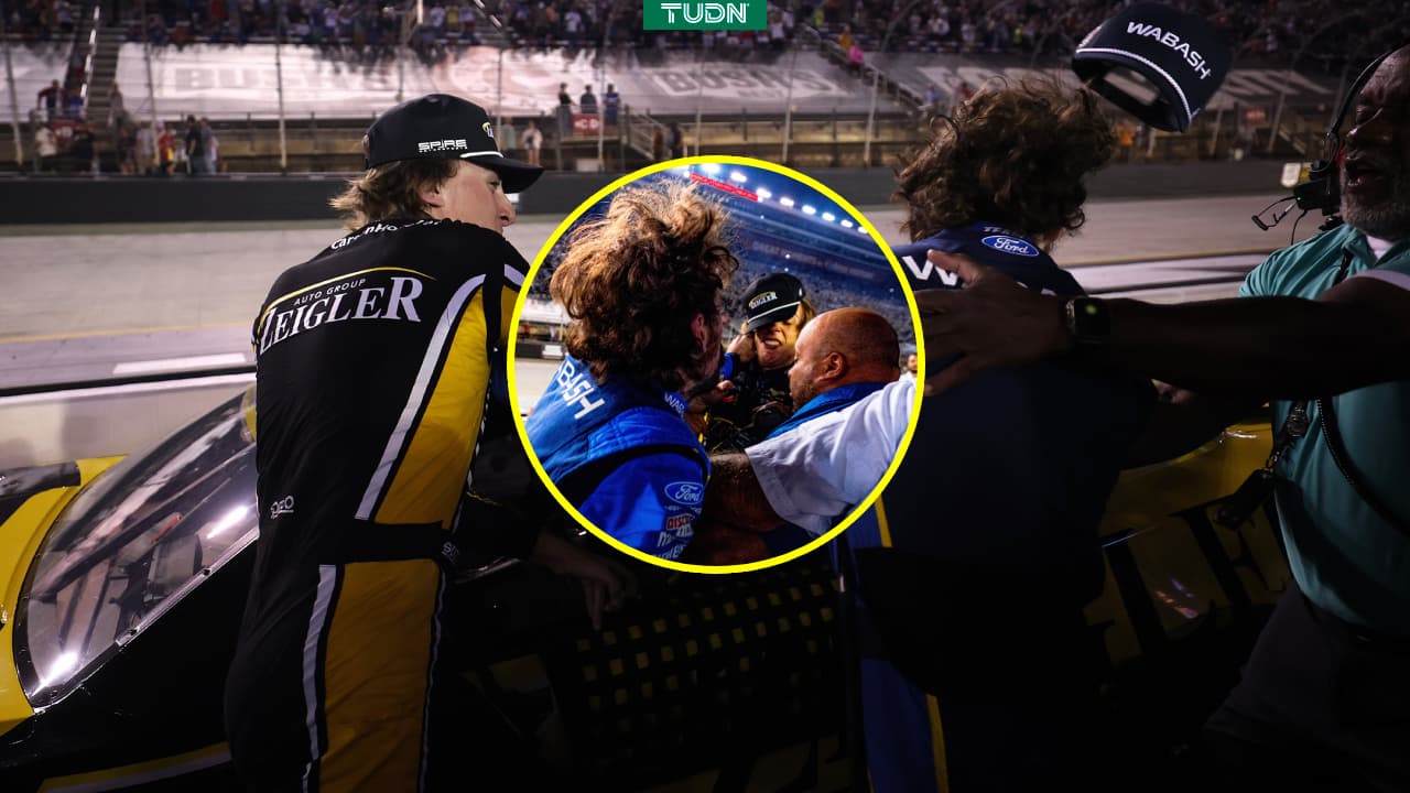Pilotos de la NASCAR se pelean a golpes tras carrera en Bristol