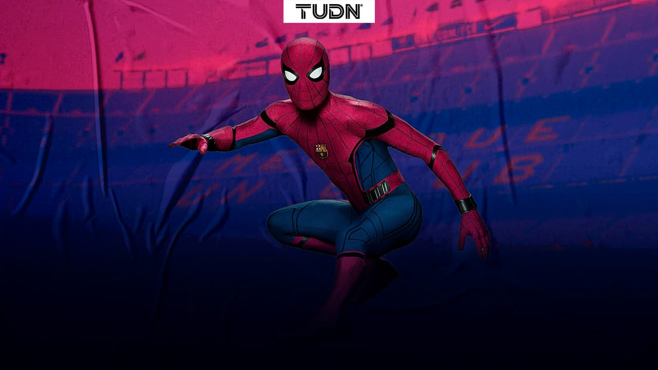 'Spiderman' una vez más muestra su devoción por el Barça