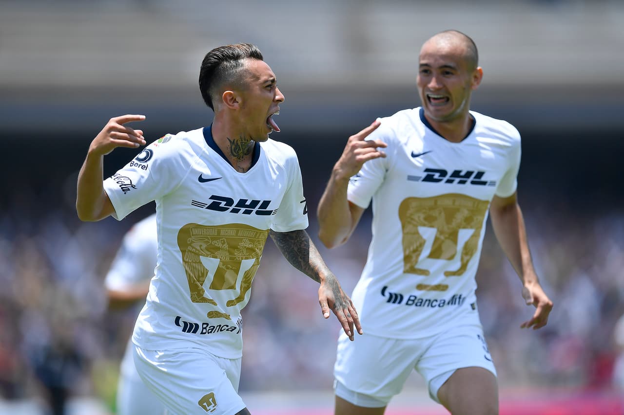 El ex de Cruz Azul, Martín Rodríguez le dio a los Pumas una ventaja que ya no habrían de perder. Al minuto 67 el jugador chileno puso el 3-2.