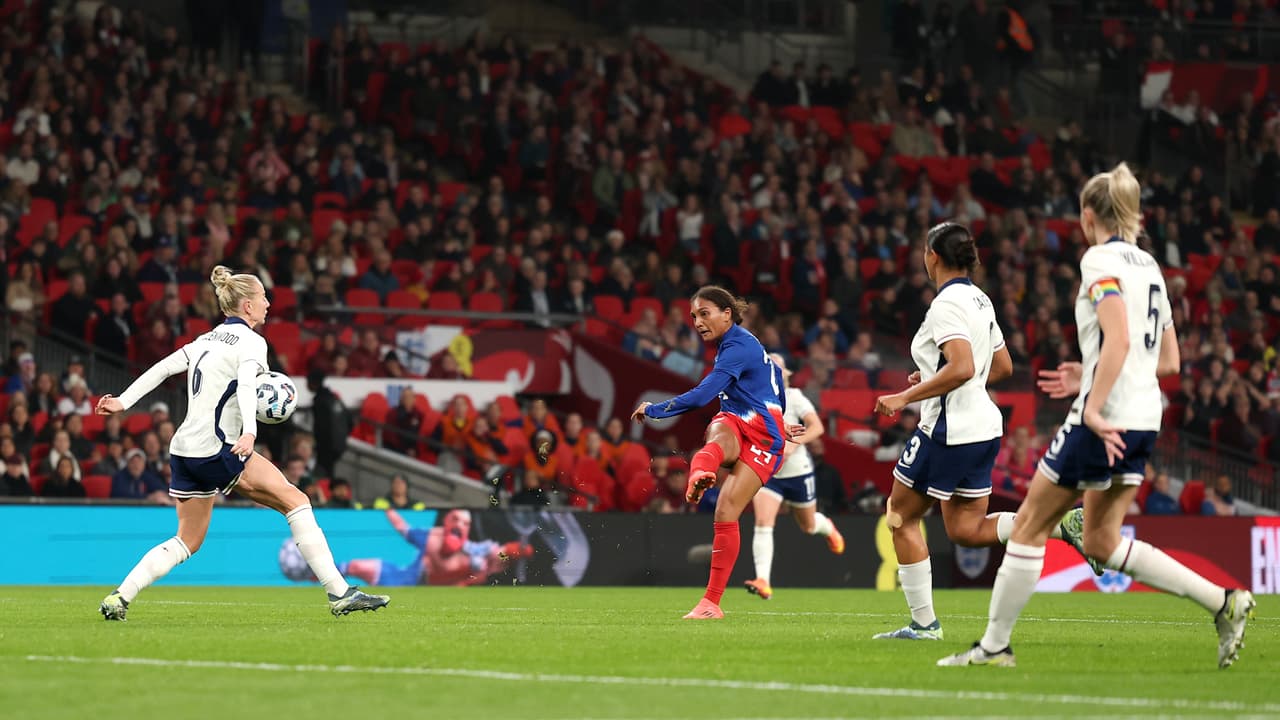 ¡Ante 80 mil espectadores! USA e Inglaterra igualan en Wembley