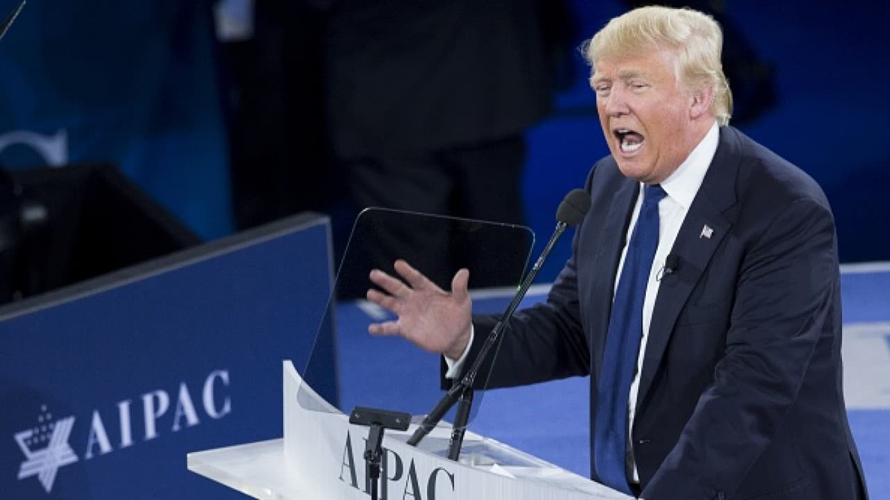 Trump dijo que desmantelará el acuerdo nuclear con Irán en conferencia de AIPAC