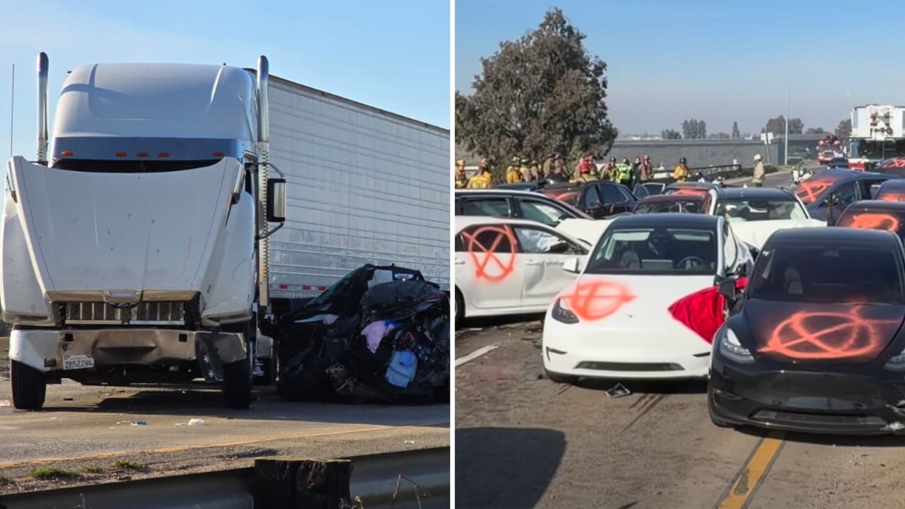 Una persona muerta y múltiples heridos tras accidente de 17 vehículos en California