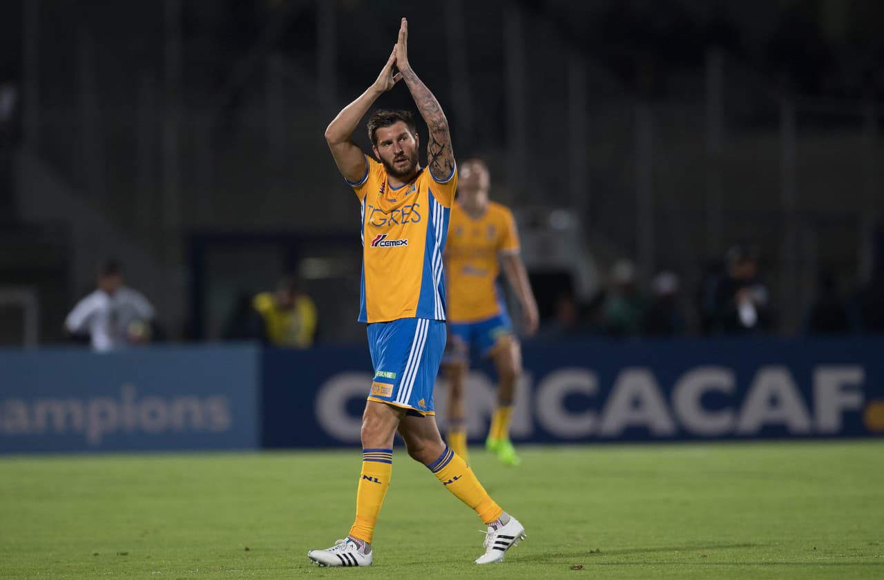 Aunque no anotó, Andre Pierre-Gignac fue uno de los hombres de ataque de Tigres en esta noche. Su sola presencia, como es costumbre, es un plus para la escuadra de Ferretti.