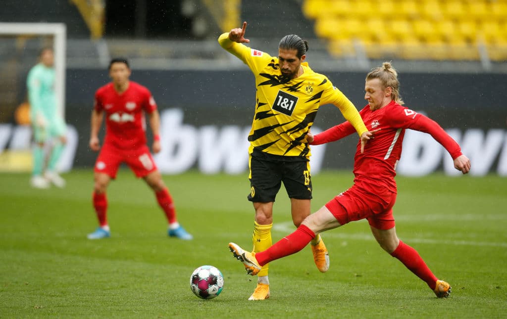 Ante la falta de Erling Braut Haaland, Jadon Sancho responde con un doblete y el Dortmund vence 3-2 al RB Leipzig.