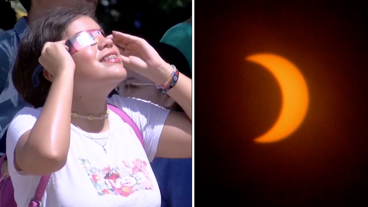 “El día se hizo noche”: Así se vio el impresionante eclipse solar total del 8 de abril 