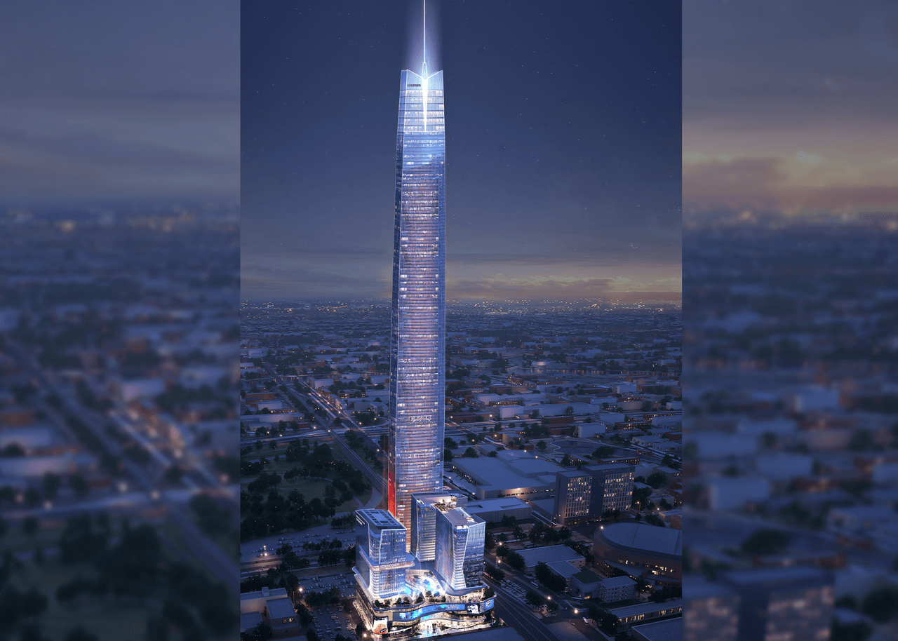 Así será la Legends Tower, el rascacielos de Oklahoma que quiere 'robar' a Nueva York el récord del edificio más alto de EEUU