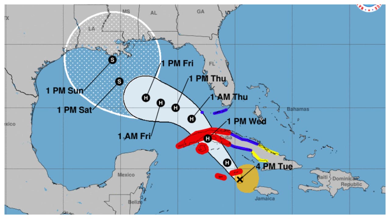 Tormenta tropical Rafael a punto de convertirse en huracán e impactar el occidente de Cuba