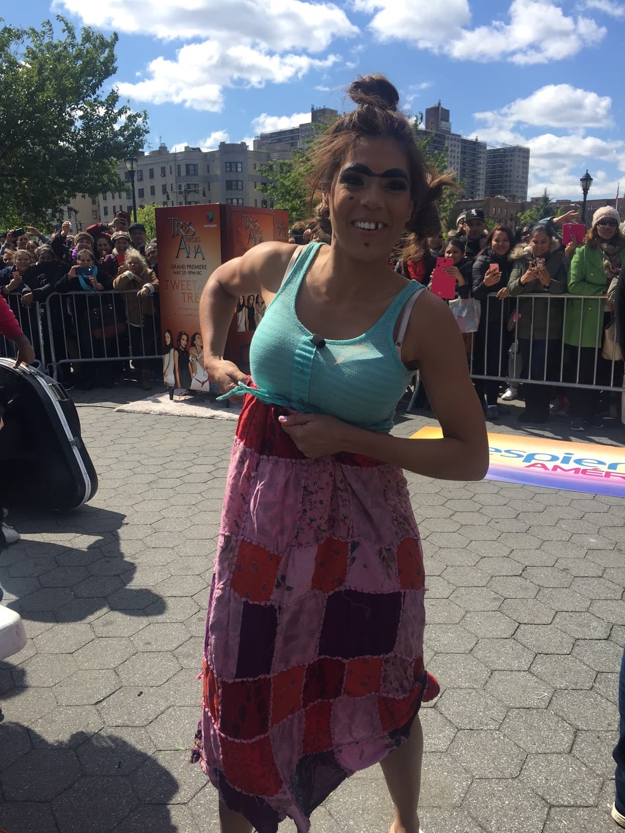 La Gran Manzana la recibió como toda una estrella.