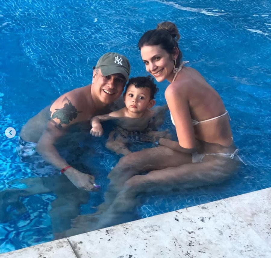 Marisabel Gutiérrez y Jorge Enrique Abello se conocieron en 2012. La también actriz es 20 años menor que él.
<br>