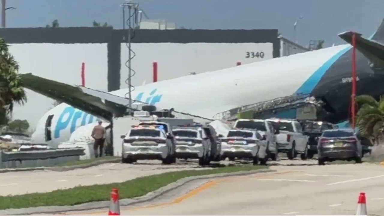Torre de control no informó alerta de viento a pilotos del avión accidentado en Miami, según informe