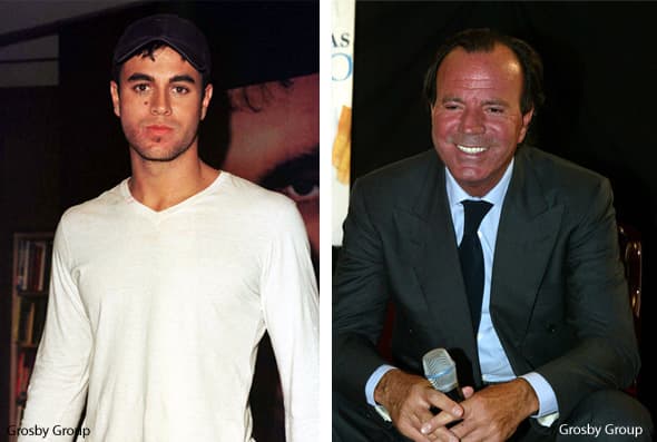 Aunque ambos se dedican al mismo gremio de la música, padre e hijo llevan ya algunos años sin coincidir.