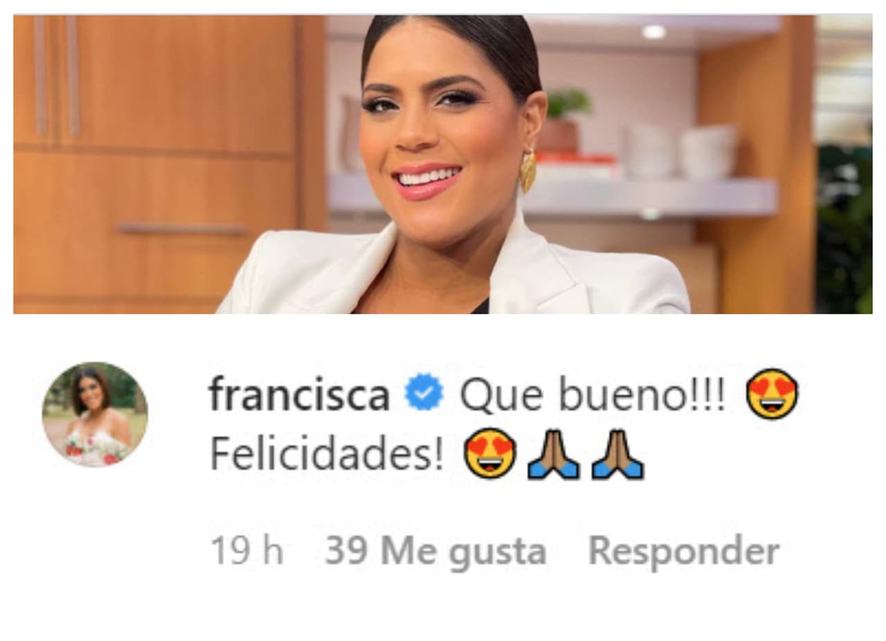 Francisca, quien al igual que él sabe ahora lo que es tener un hijo gracias a
<b> <a href="https://www.univision.com/shows/despierta-america/nace-hijo-francisca-lachapel-y-francesco-zampogna" target="_blank">la llegada de Gennaro a principios de julio pasado</a></b>, también lo felicitó vía Instagram. 
<br>