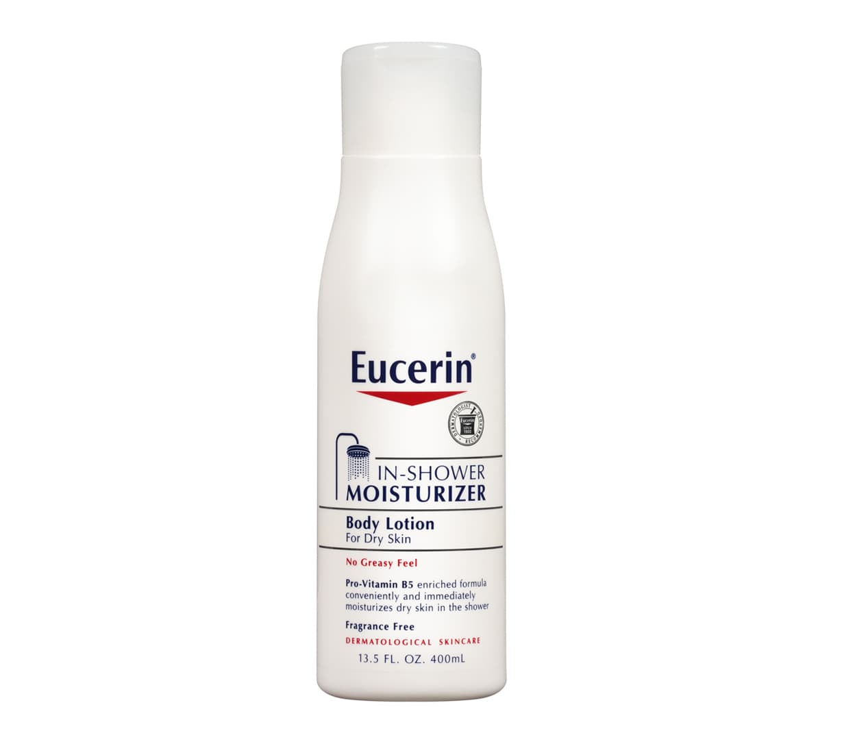 Hidratante para el cuerpo, In Shower Moisturizer, Eucerine, $11 dólares. Ideal para las mujeres que tienen la piel seca y sensible, aplícalo en la regadera y enjuágalo, sustituye a la crema para el cuerpo. Su formula aumenta la hidratación y evita que pierdas agua, por lo que es perfecto para las que viven en zonas muy secas. Sin perfume y colorantes. Como con cualquier producto que usas bajo la regadera debes de tener cuidado de no resbalarte.