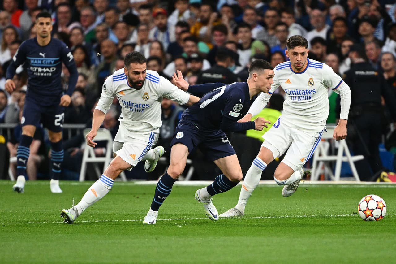 El Real Madrid pasó por momentos muy complicados ante el equipo de Guardiola.
<br>