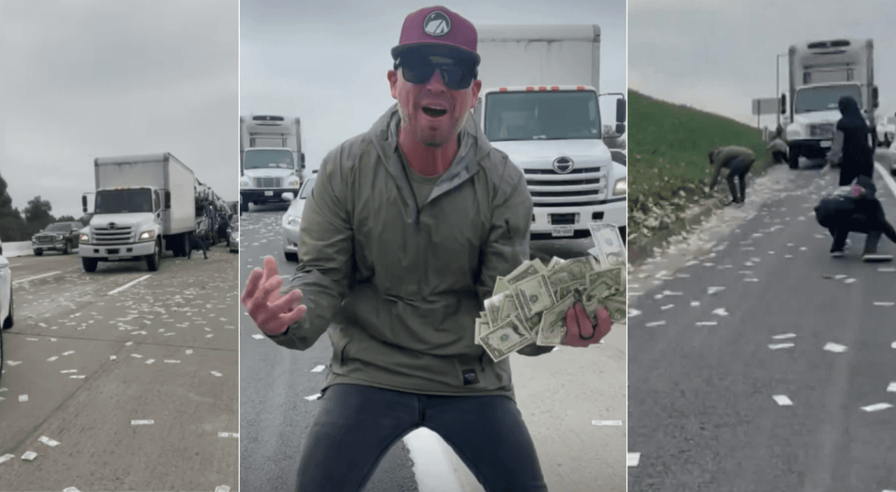 “Regrésenlo o enfrentarán cargos federales”: último llamado a quienes recogieron dinero en autopista de California 