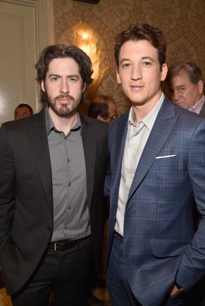 El director Jason Reitman con Miles Teller