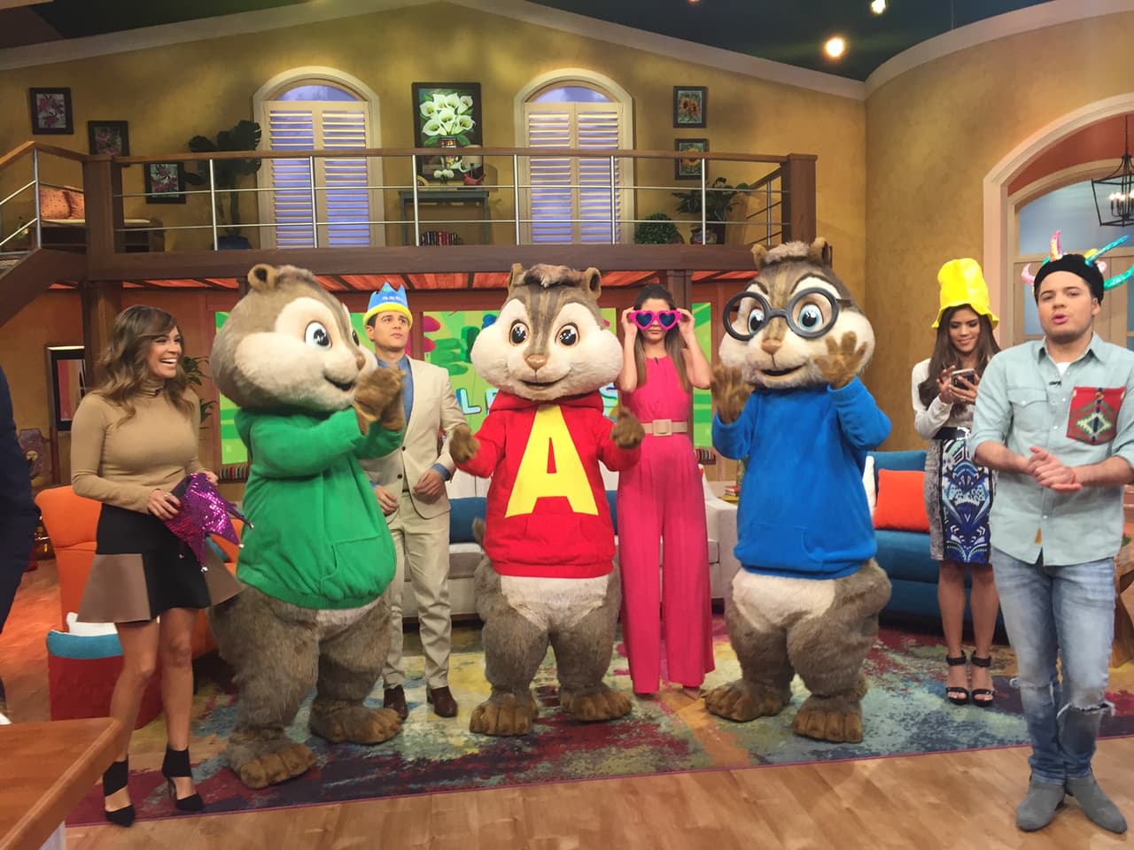 Alvin y Las Ardillas nos contagiaron con su buen humor.