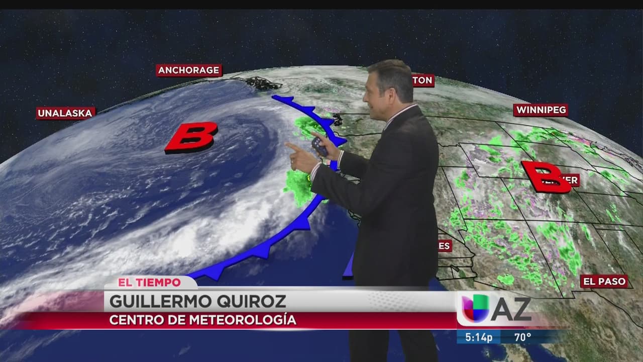 Sistema del norte trae lluvias esporádicas y zonas con vientos