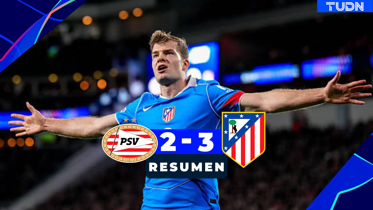 Resumen | Atlético de Madrid remonta al PSV e ilusiona