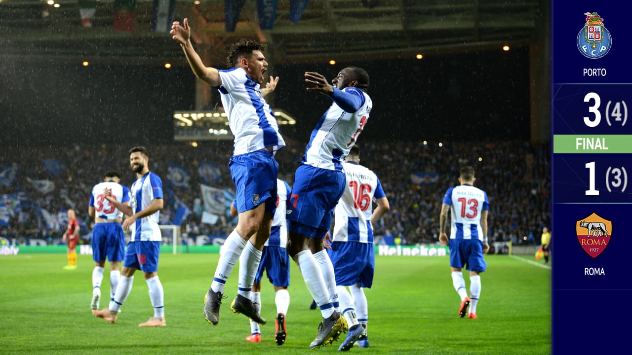 Con un gran 'Tecatito' Corona y un VAR 'bipolar', Porto eliminó a la Roma