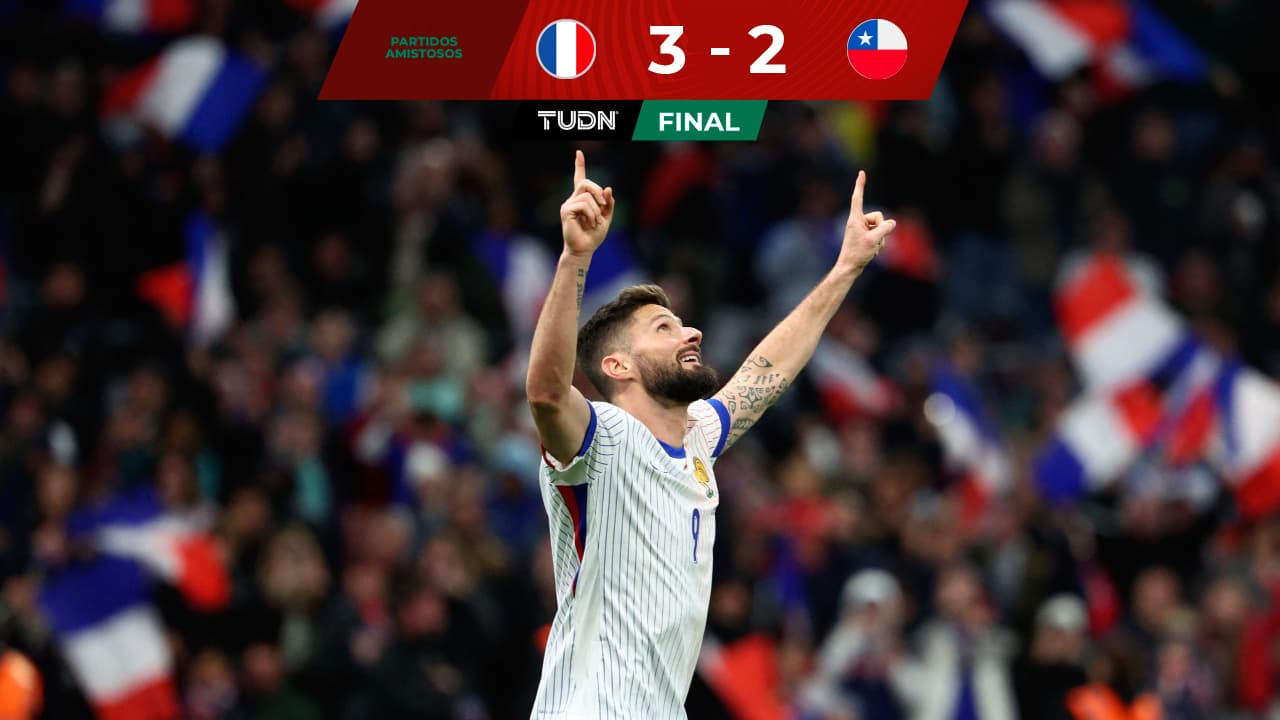 Francia recupera la sonrisa con triunfo en amistoso ante Chile