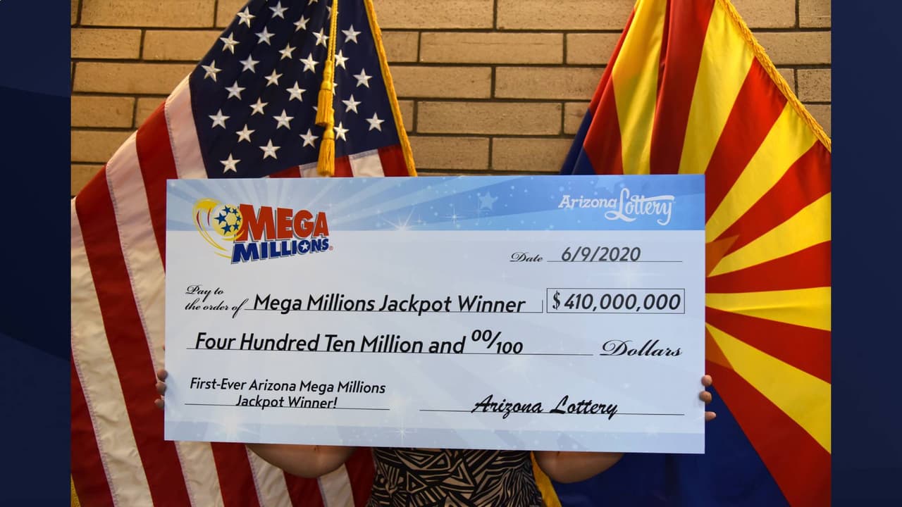 Pareja de Glendale reclama un premio de $410 millones de la Lotería de Arizona