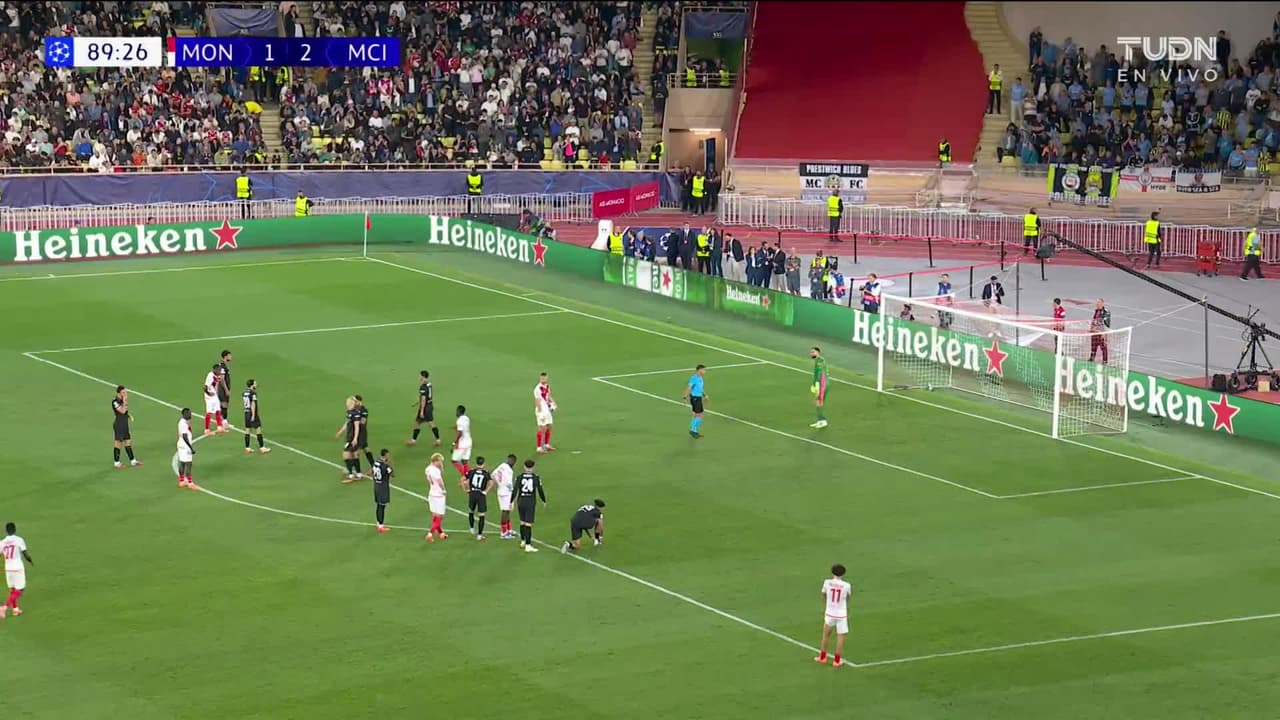 ¡GOL!  anota para AS Monaco. Eric Dier