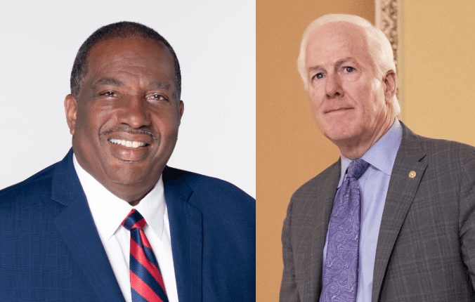 La pelea por el Senado en Texas: Cornyn acusa a West de callarse ante la “turba liberal” que ataca a Trump