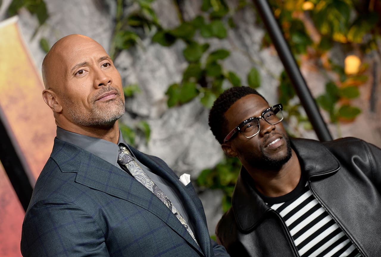 The Rock and Kevin Hart have hilarious photoshop battle