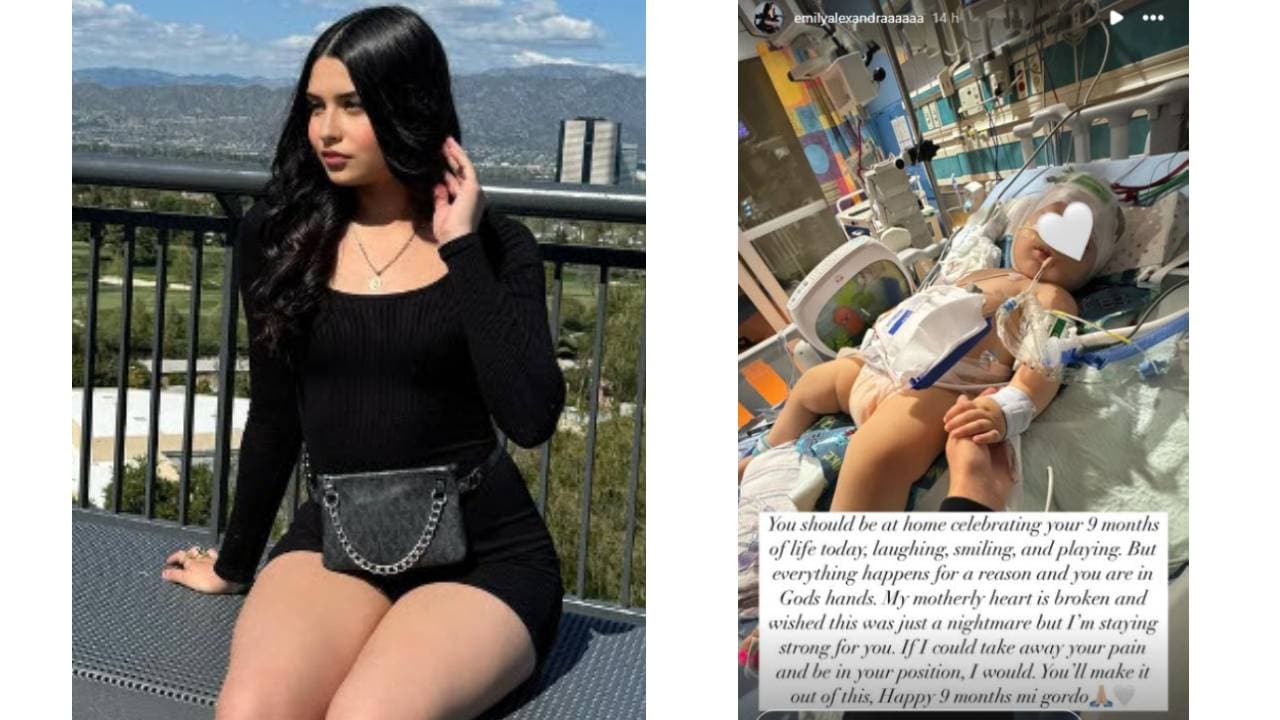 Emily Alexandra y el presunto hijo de Xavi.