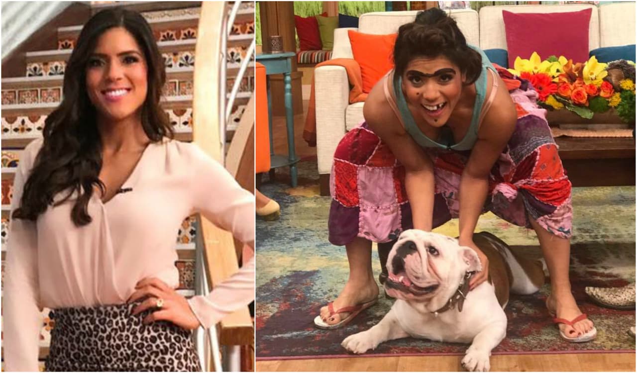 Francisca Lachapel se burla de la mordida que se llevó el personaje de 'Mela' en el trasero