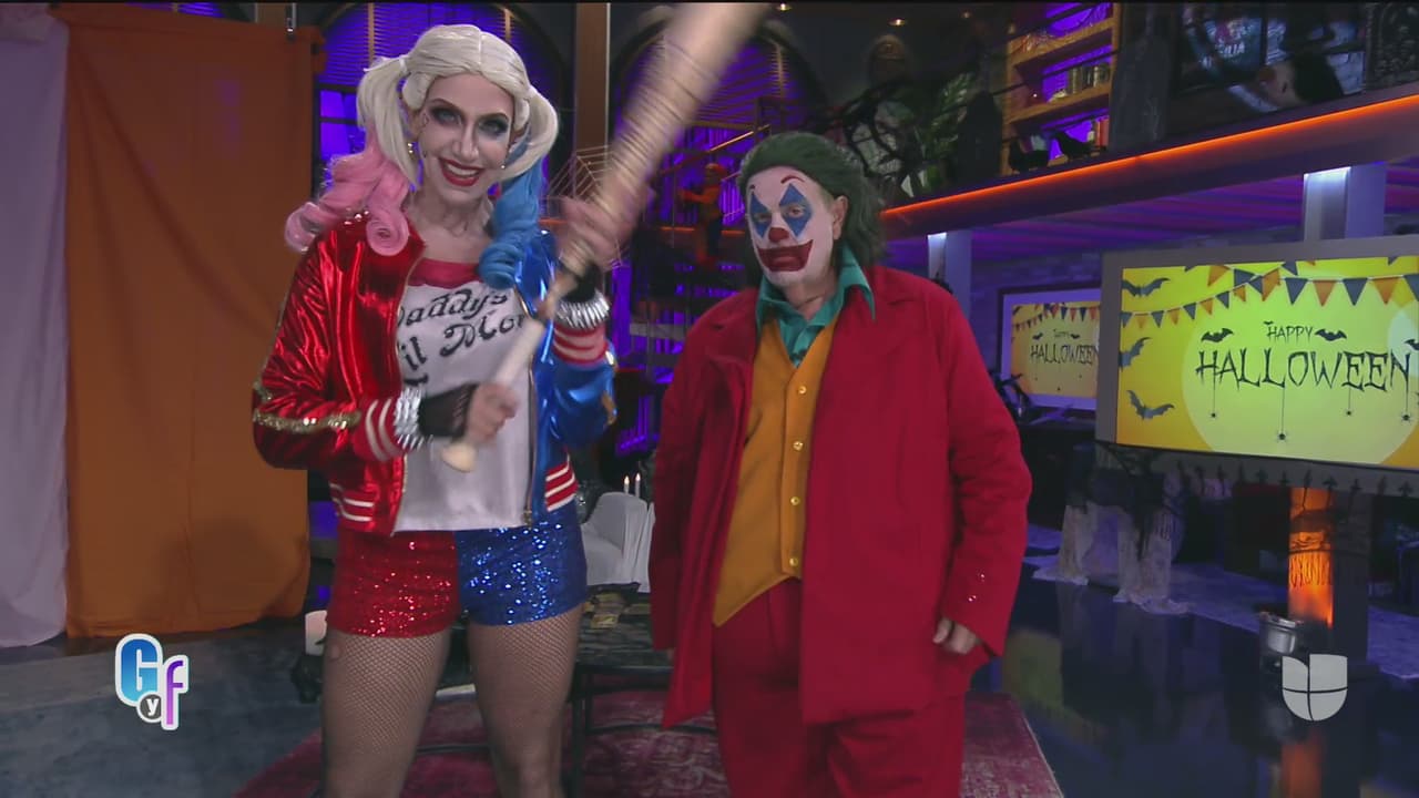 El talento del show se disfrazó bajo la temática de payasos, por eso Joker y Harley Quinn fueron los protagonistas.