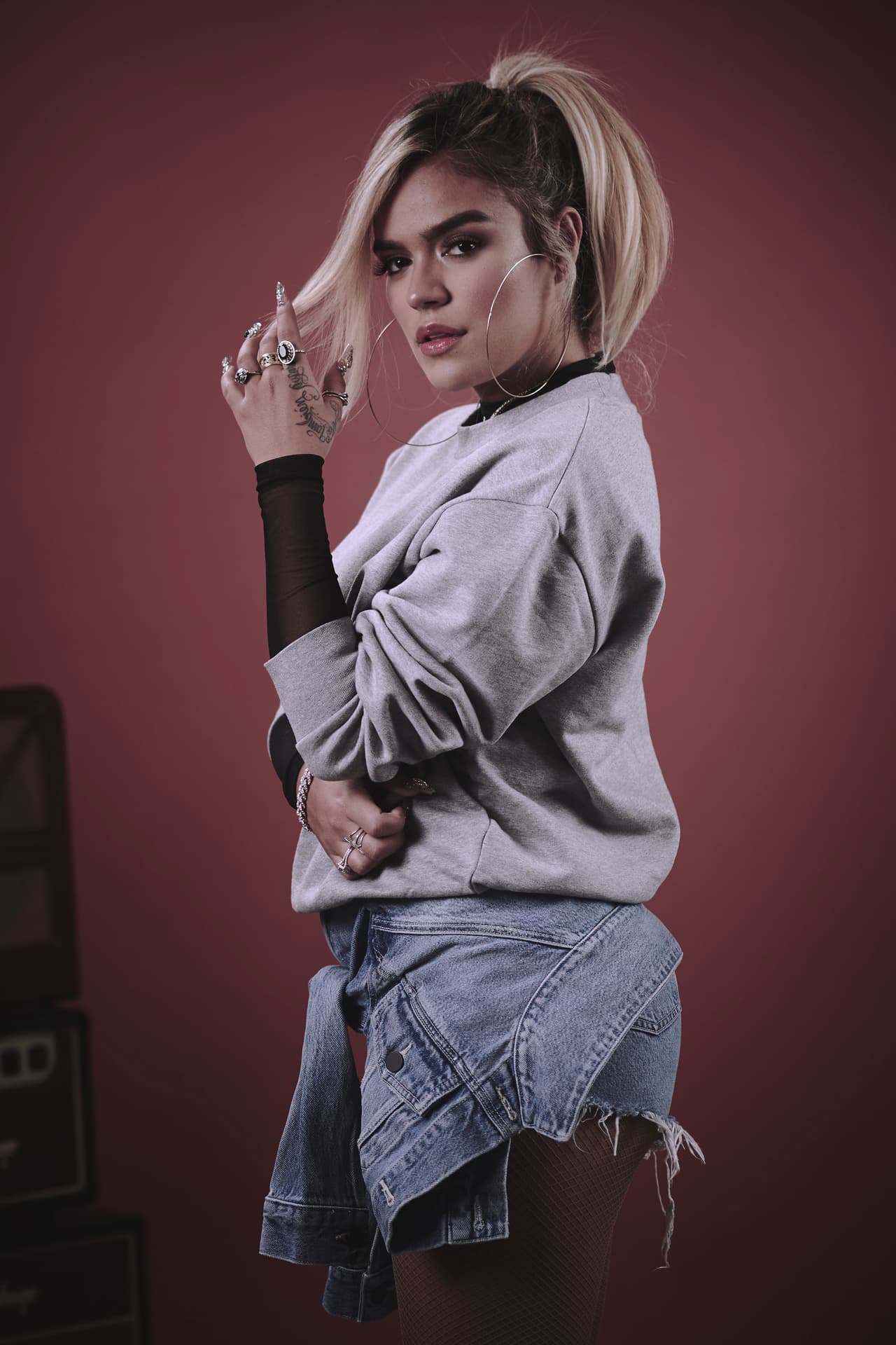 Textos como: "Yo me enredé en tu piel @anuel_2blea", fue algo de lo que escribió la colombiana en Instagram.