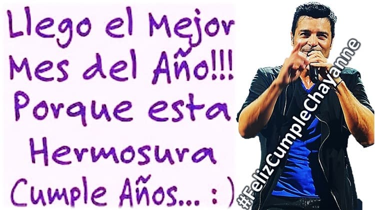 Por supuesto, la fiesta sigue y sigue. Como cada año, las felicitaciones se le adelantan.