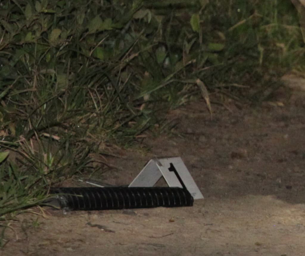 Prueba analizada por la policía.