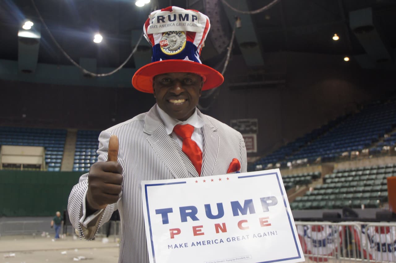 Philemon Williams: "No creo que Trump sea ofensivo, creo que no tiene pelos en la lengua para decir las cosas".