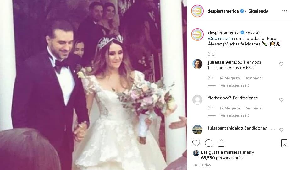 En la 
<b><a href="https://www.univision.com/famosos/lo-logro-con-fuegos-artificiales-dulce-maria-celebra-su-boda-con-paco-alvarez-video">boda de la cantante Dulce María</a></b> con el cineasta Francisco Álvarez, el pasado fin de semana, brillaron por su ausencia algunos de sus excompañeros del fenómeno 
<b>Rebelde, la telenovela </b>que hace 15 años le permitió a sus protagonistas recorrer el mundo con una propuesta musical, bajo el nombre 
<b>RBD</b>.