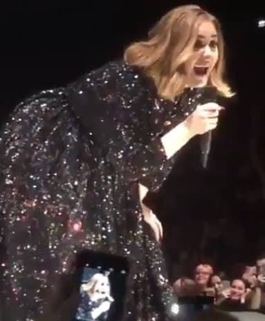 Este momento memorable estuvo tan divertido, que Adele se movió como nunca lo había hecho.