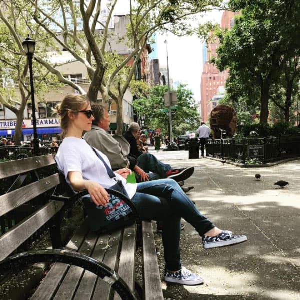 Así fue como la actriz comenzó a sentir los 
<b>estragos de su estado</b>: "Sentada después de caminar demás.... muy...".