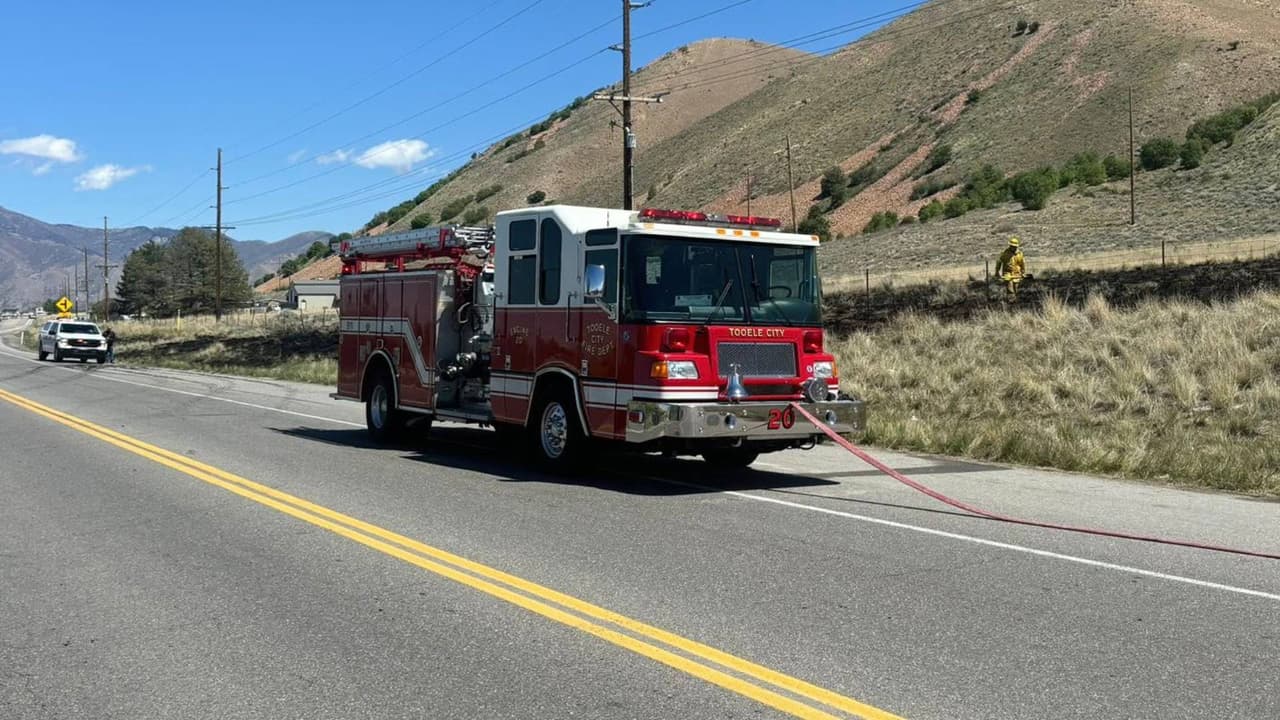 Arrestan a un hombre acusado de provocar un incendio forestal en el condado de Tooele