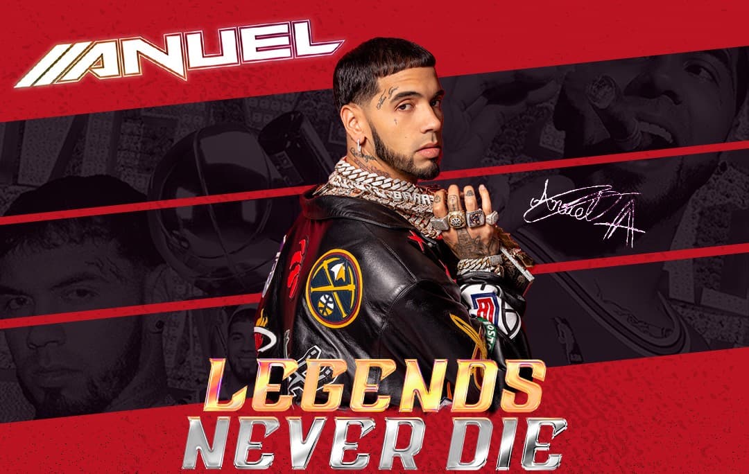 Gana boletos Anuel en su gira "Legends Never Die"