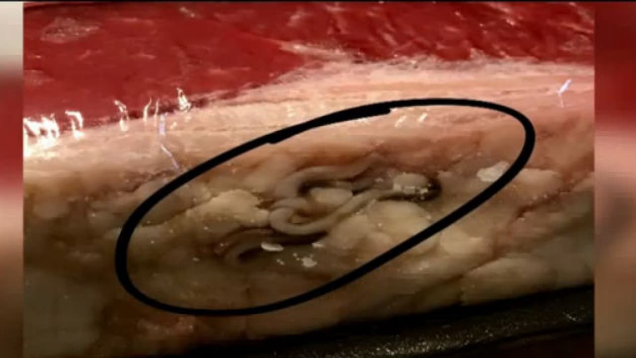 ¿Cuerito o gusano? La duda que desató la fotografía de un paquete de carne 