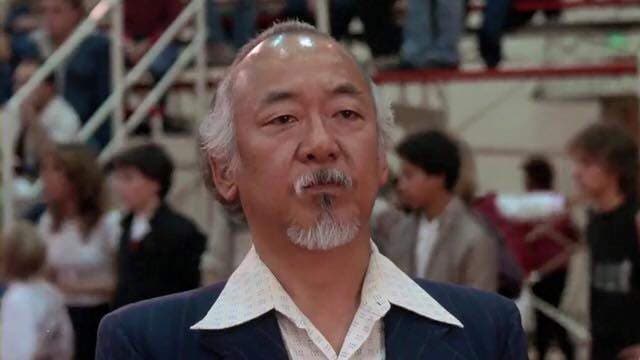 El señor Miyagi de las cintas 'Karate Kid', interpretado por Pat Morita, también era el maestro que todo niño karateca quería tener.