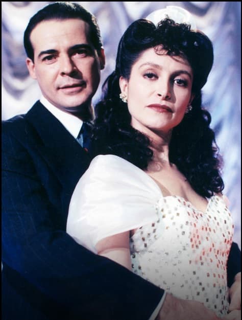 Daniela Romo y César Evora en la telenovela Si Dios Me Quita La Vida.